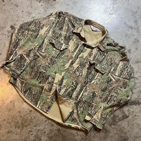 Vintage Sportsman's Guide Camouflage button-up shirt Men's Medium - Picture 3 of 7